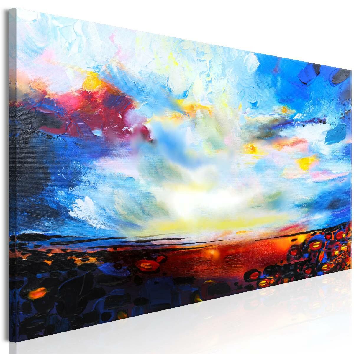 Canvas Taulu Artgeist Colourful Sky Osainen Kapea Eri Kokoja