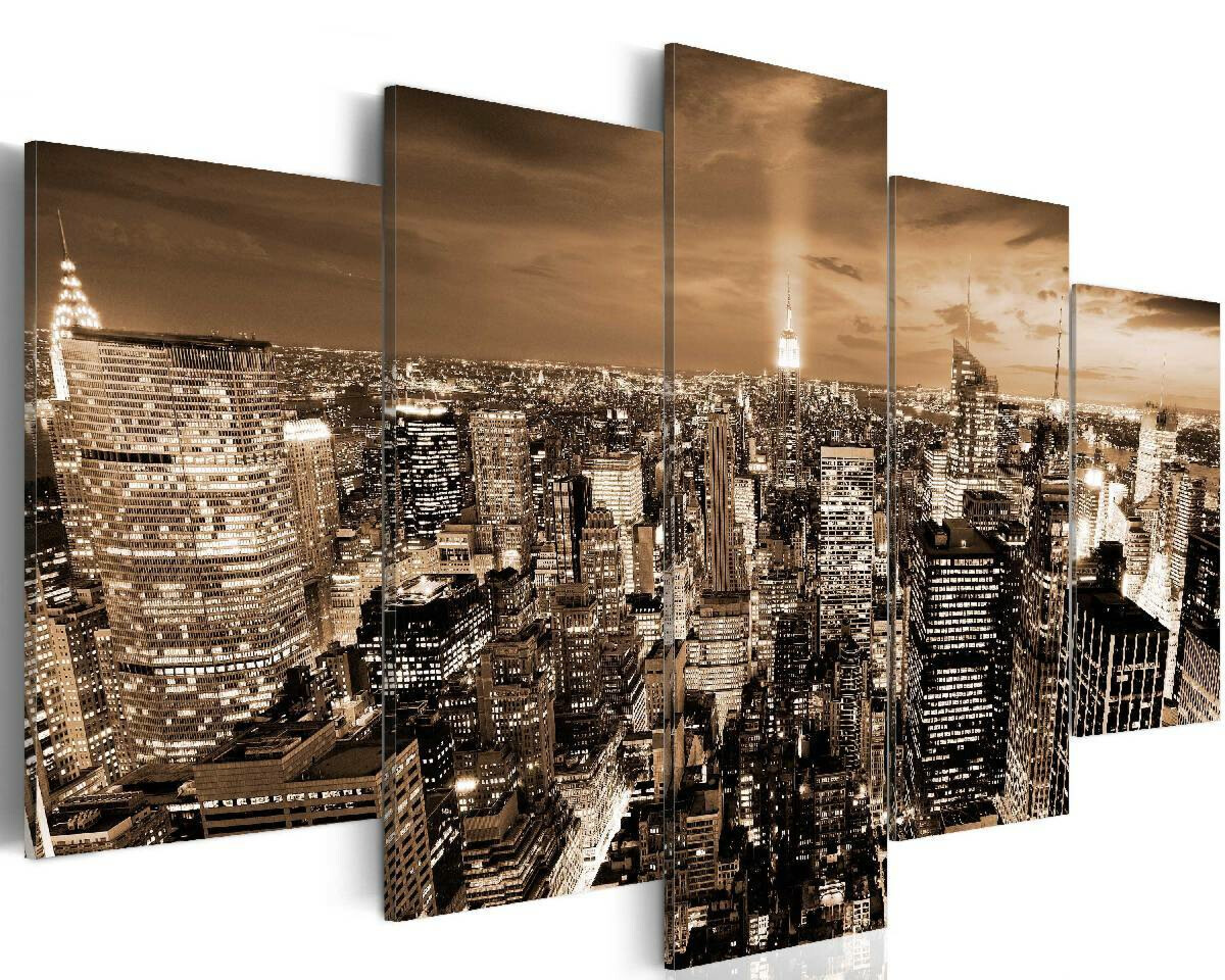 Canvas Taulu Artgeist New York Night Light Eri Kokoja Taloon