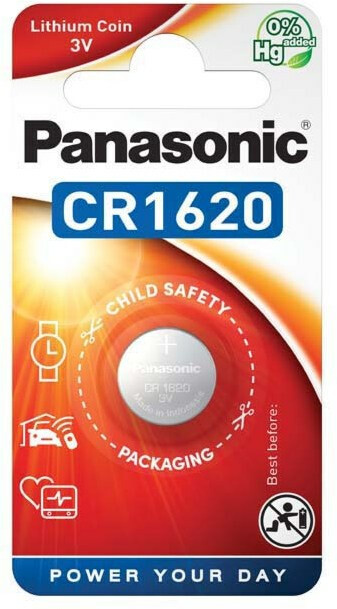 Paristo Panasonic Coin Lithium CR-1620EL 1 kpl/pkt