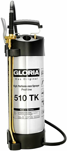 Paineruisku Gloria 510 TK Profiline 10L öljyn-/liuottimienkestävä rosterisäiliöllä