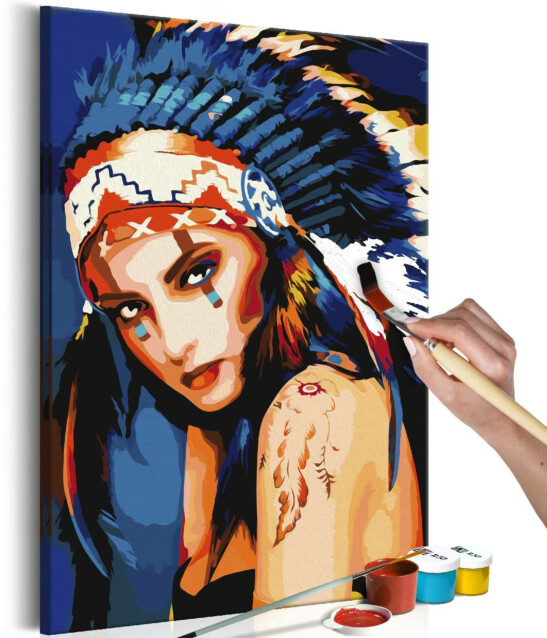 DIY-taulu Artgeist Native American Girl 60x40cm