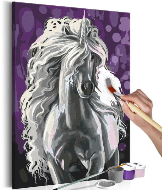 DIY-taulu Artgeist White Unicorn 60x40cm