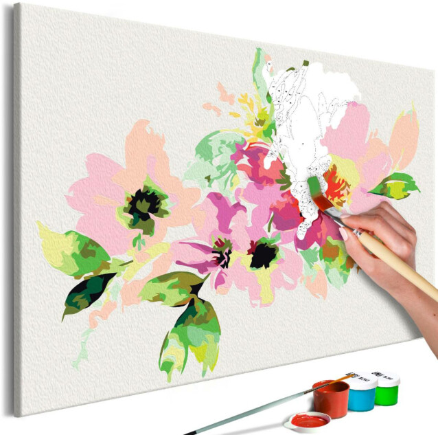 DIY-taulu Artgeist Colourful Flowers 40x60cm