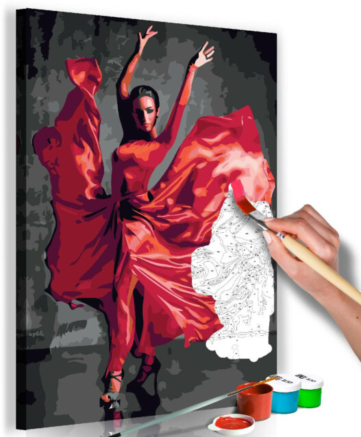 DIY-taulu Artgeist Red Dress 60x40cm