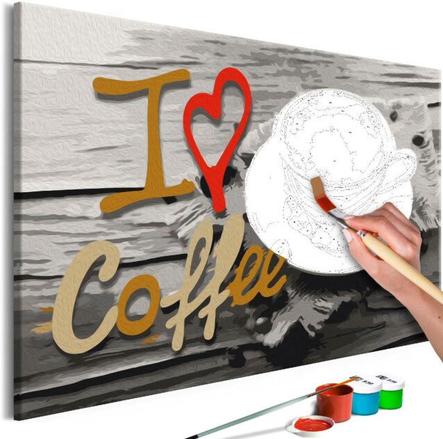 DIY-taulu Artgeist I Love Coffee 40x60cm