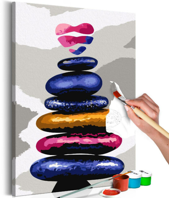 DIY-taulu Artgeist Colored Pebbles 60x40cm