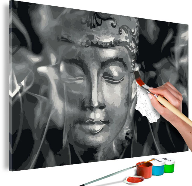 DIY-taulu Artgeist Buddha in Black and White 40x60cm