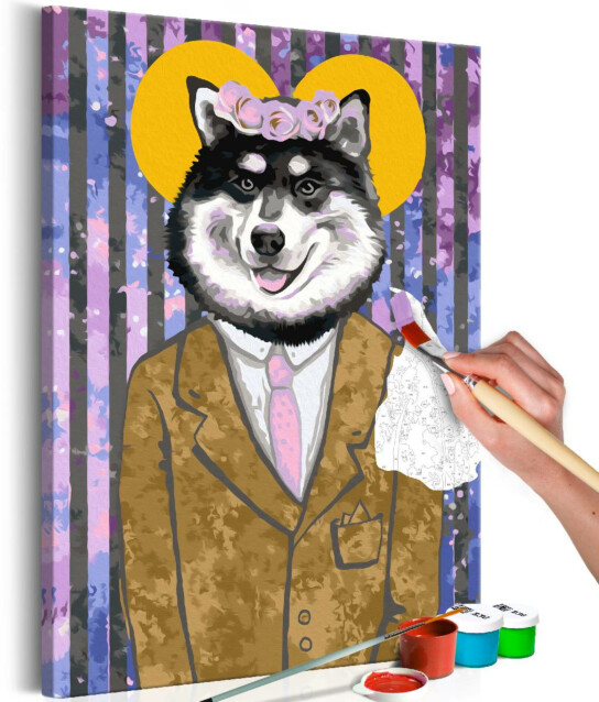 DIY-taulu Artgeist Dog in Suit 60x40cm