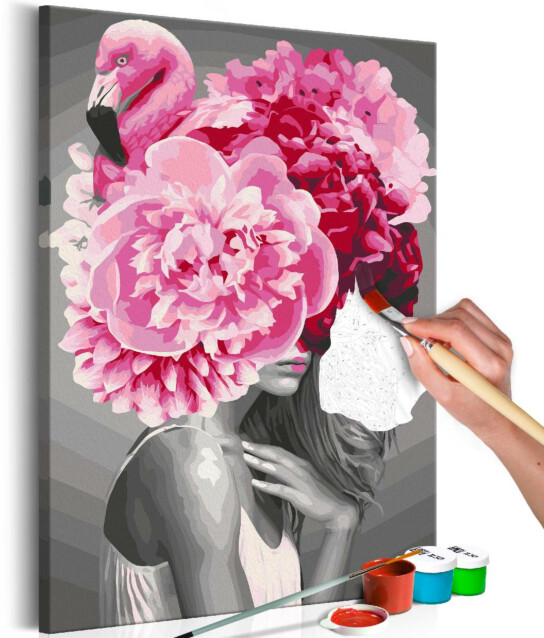 DIY-taulu Artgeist Flamingo Girl 60x40cm