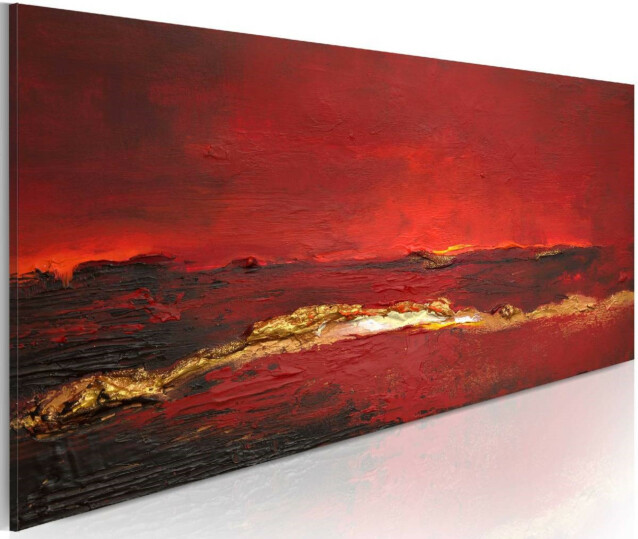 Taulu Artgeist Punainen meri käsinmaalattu 40x100cm