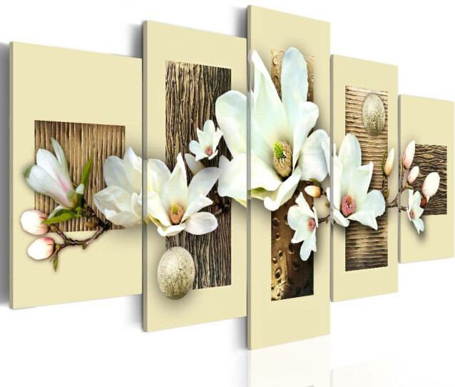 Taulu Artgeist Texture and magnolia eri kokoja