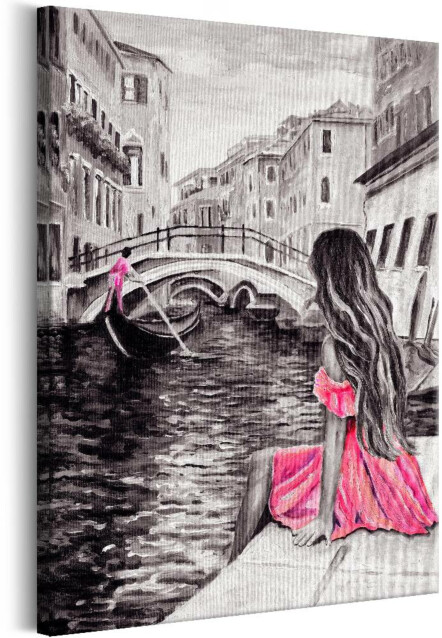 Taulu Artgeist Woman in Venice eri kokoja