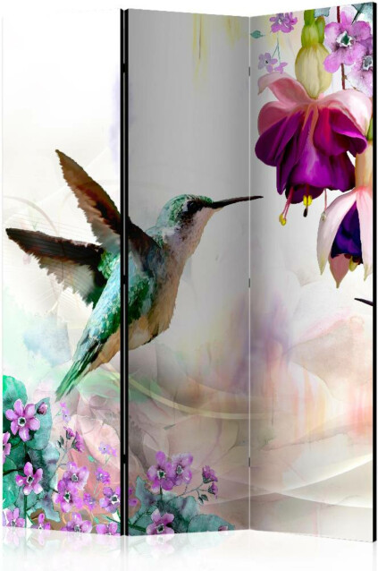 Sermi Artgeist Hummingbirds and Flowers, 135x172cm