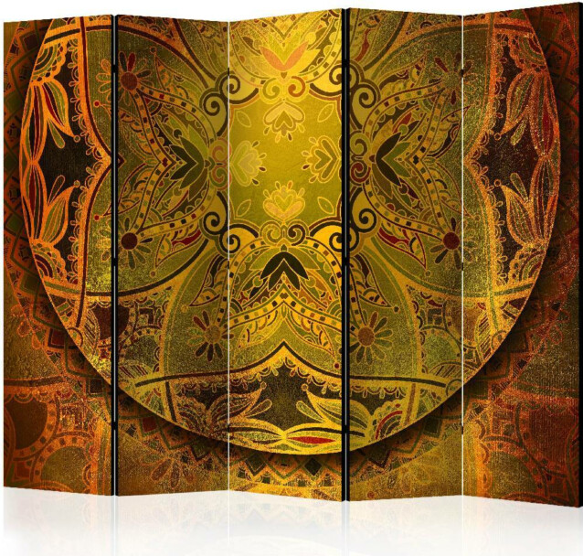 Sermi Artgeist Mandala: Golden Power II 225x172cm