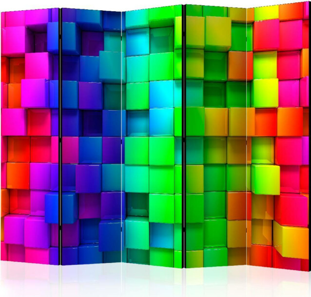 Sermi Artgeist Colourful Cubes II 225x172cm