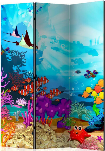 Sermi Artgeist Colourful Fish 135x172cm