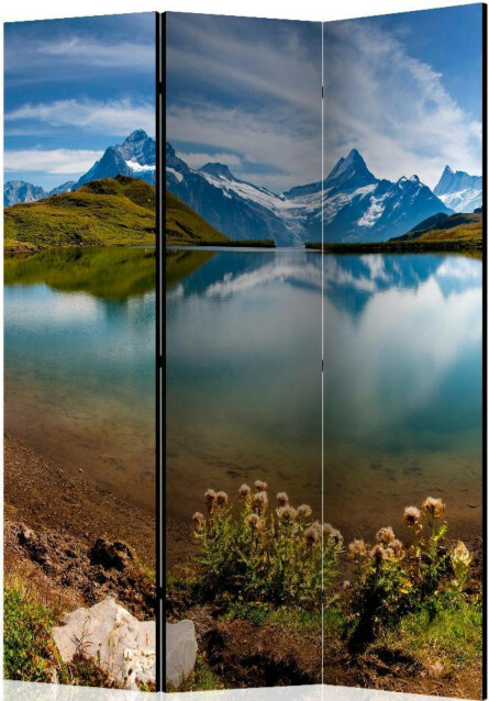 Sermi Artgeist Lake with mountain reflection Switzerland 135x172cm