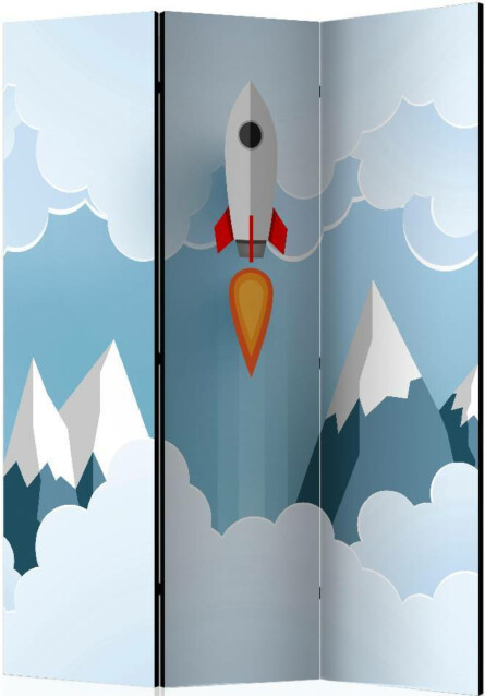 Sermi Artgeist Rocket in the Clouds 135x172cm