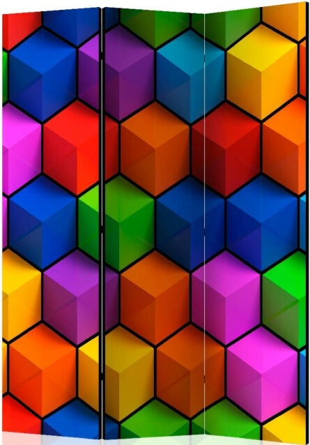 Sermi Artgeist Colorful Geometric Boxes 135x172cm