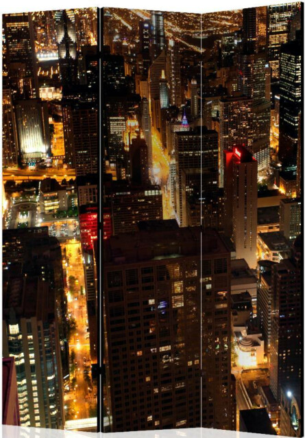 Sermi Artgeist City by night - Chicago USA 135x172cm