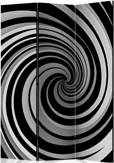 Sermi Artgeist Black and white swirl 135x172cm