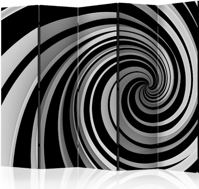 Sermi Artgeist Black and white swirl II 225x172cm