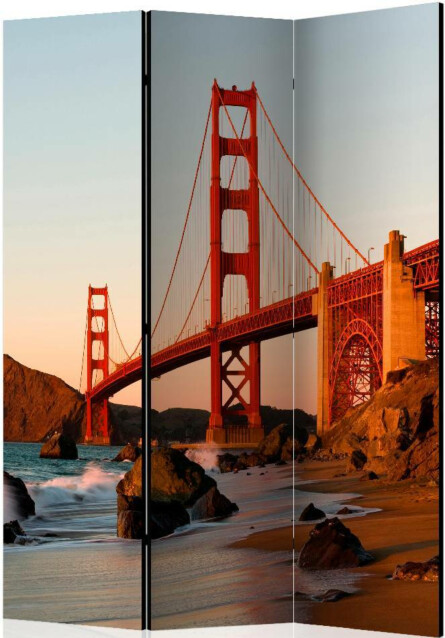 Sermi Artgeist Golden Gate Bridge - sunset San Francisco 135x172cm