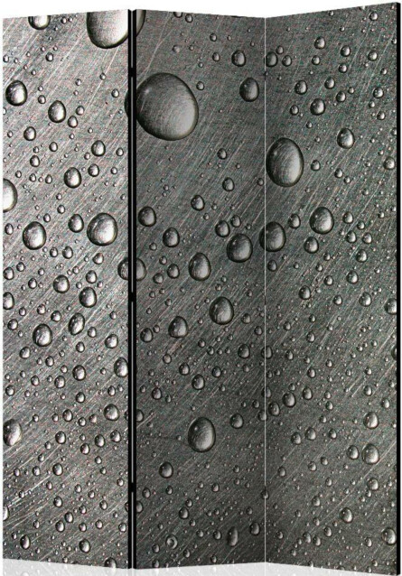 Sermi Artgeist Steel surface with water drops 135x172cm
