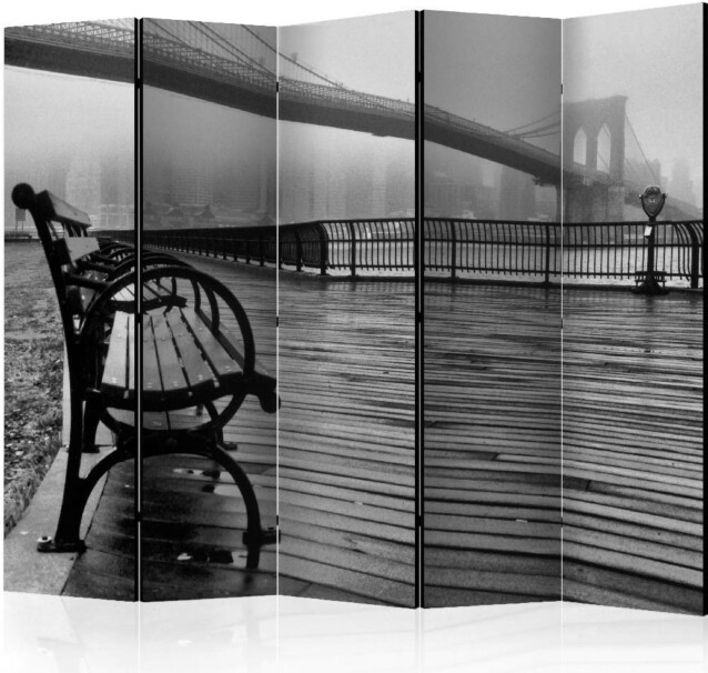 Sermi Artgeist A Foggy Day on the Brooklyn Bridge II 225x172cm