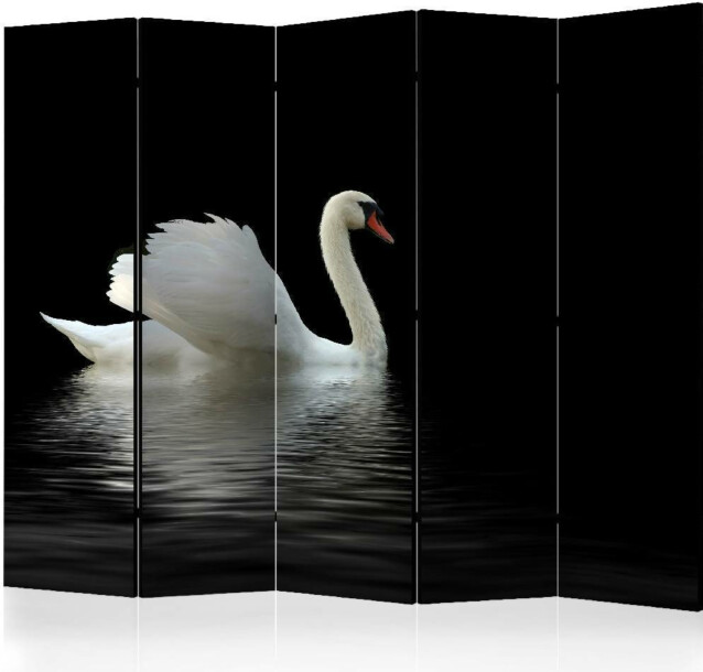 Sermi Artgeist Swan - Black and white II 225x172cm