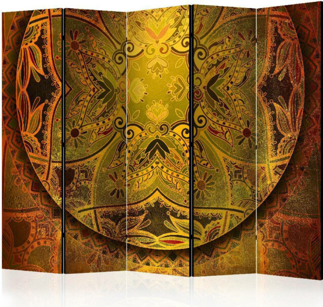 Sermi Artgeist Mandala: Golden Poem II 225x172cm