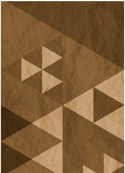 Tapetti Artgeist Brown patchwork 50x1000cm