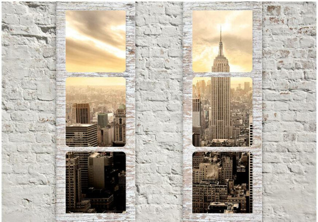 Sisustustarra Artgeist New York: view from the window eri kokoja
