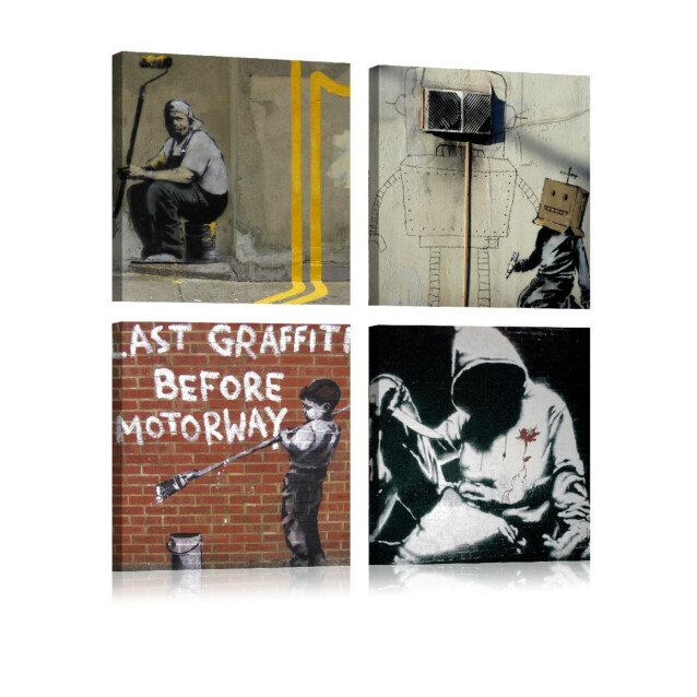 Taulu Artgeist Banksy - Katutaide, eri kokoja