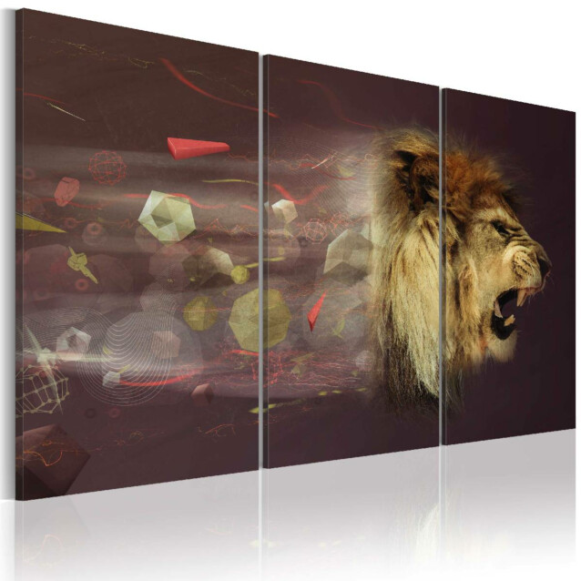 Taulu Artgeist Abstract Lion, eri kokoja