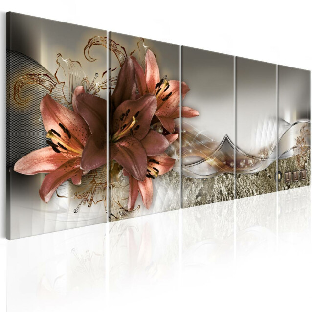 Taulu Artgeist Lilies and Abstraction, eri kokoja