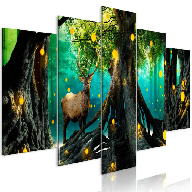Taulu Artgeist Enchanted Forest, 5-osainen, leveä, eri kokoja