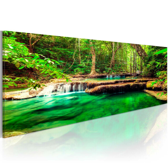 Taulu Artgeist Emerald Waterfall, eri kokoja