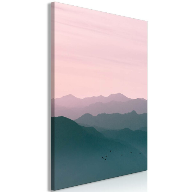 Taulu Artgeist Mountain At Sunrise, 1-osainen, pystysuuntainen, eri kokoja