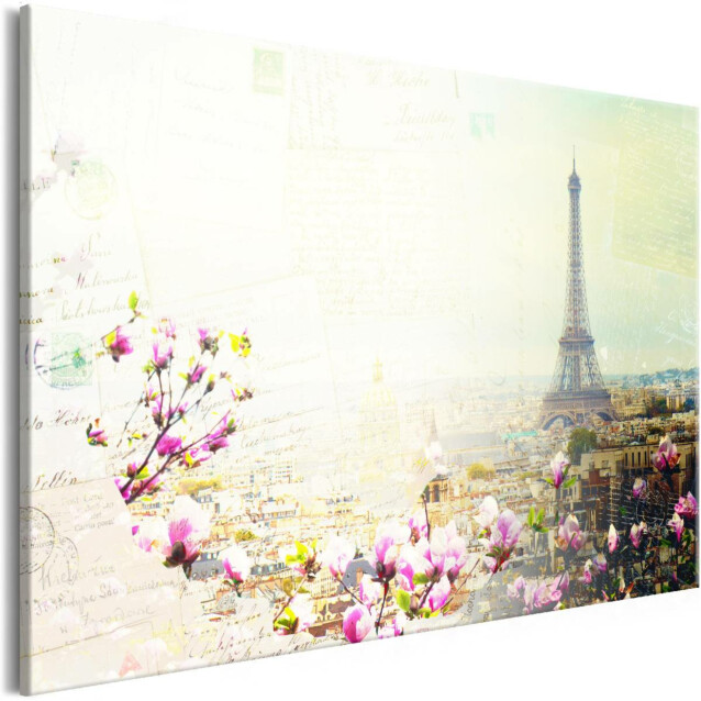 Taulu Artgeist Postcards from Paris, 1-osainen, leveä, eri kokoja