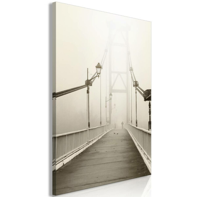 Taulu Artgeist Bridge in the Fog, 1-osainen, pystysuuntainen, eri kokoja