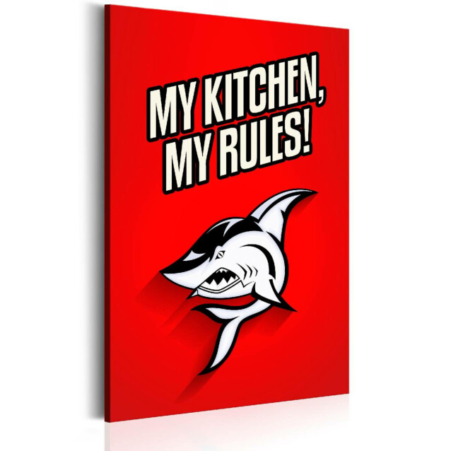 Taulu Artgeist My kitchen - my rules!, eri kokoja