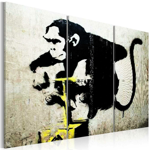 Taulu Artgeist Monkey TNT Detonator by Banksy , eri kokoja