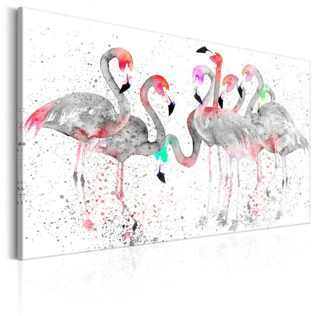 Taulu Artgeist Flamingoes Dance, eri kokoja