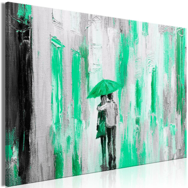 Taulu Artgeist Umbrella in Love Green, 1-osainen, leveä, eri kokoja