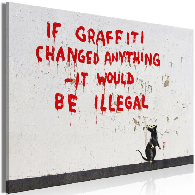 Taulu Artgeist Quotes Graffiti, 1-osainen, leveä, eri kokoja