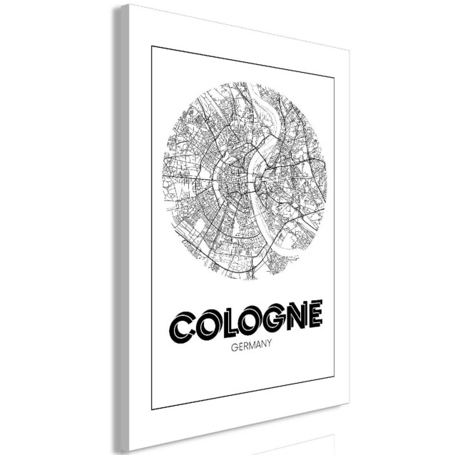 Taulu Artgeist Retro Cologne, 1-osainen, pystysuuntainen, eri kokoja
