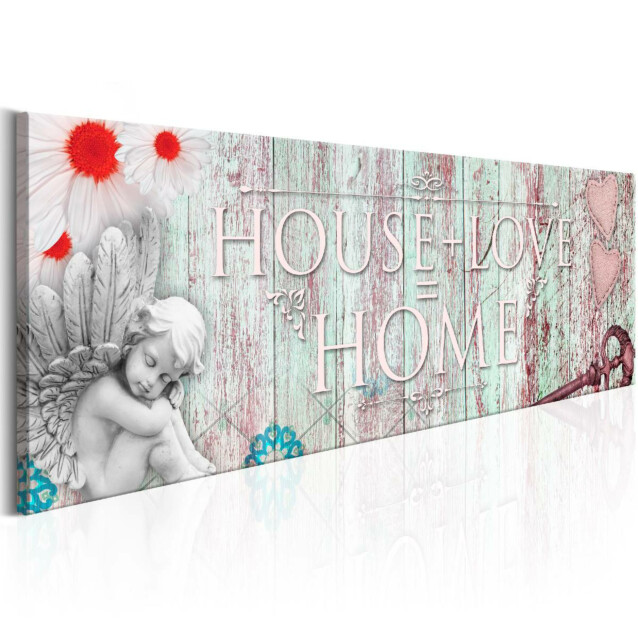 Taulu Artgeist Home: House + Love, eri kokoja