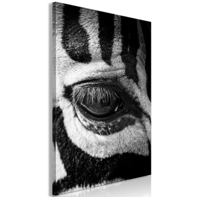 Taulu Artgeist Zebra Eye, 1-osainen, pystysuuntainen, eri kokoja