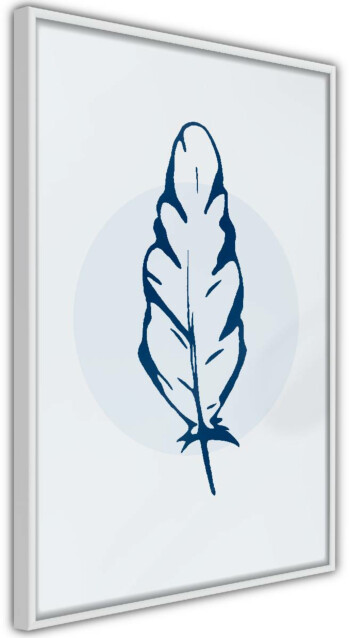 Juliste Artgeist Blue Feather, kehyskartongilla, kehyksillä, eri kokoja